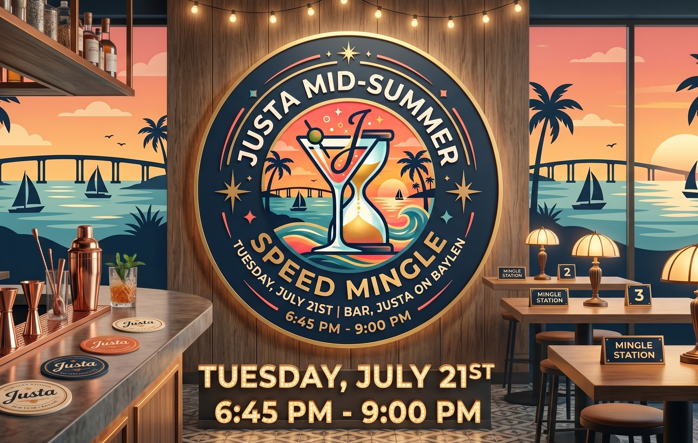 Justa Mid-Summer Speed Mingle
